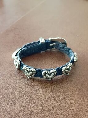 Brighton Roped Heart Braided Bandit Bracelet